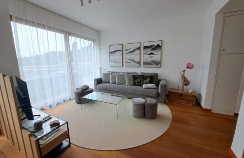 Laax Apartment | Laax Alpine Lodge by Quokka 360 - terrace with magnificent mountain views