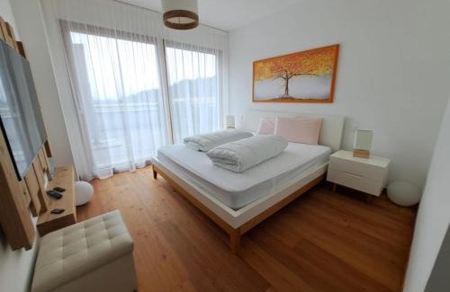 Laax Apartment | Laax Alpine Lodge by Quokka 360 - terrace with magnificent mountain views