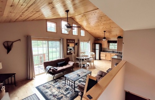 Rome House | Lake Arrowhead Sand Valley Golf Entire Log Home on ATV/snowmobile Trl Wet Bar