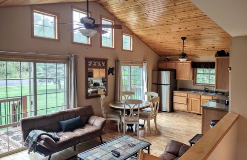 Rome House | Lake Arrowhead Sand Valley Golf Entire Log Home on ATV/snowmobile Trl Wet Bar