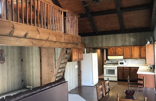 Fairfield Beach House | Lake house with large deck and yard and room for your boat trailer