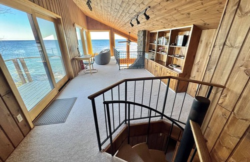 Grand Marais House | Lake Superior Retreat Private Wooded Haven with Panoramic Views