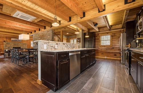 North Glade Hills House | Lake Time | Incredible Interior, Cozy Family Room, Dock, & Fire Pit!
