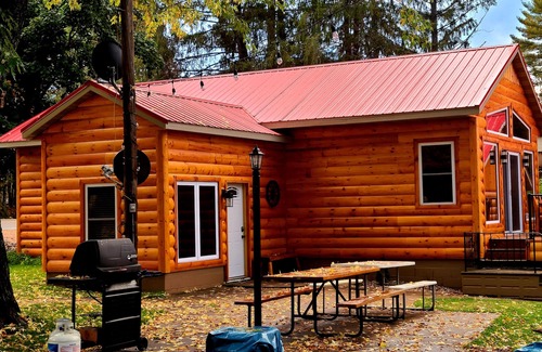 Elcho House | Lake view cabin 4 bedroom. Post lake Wi