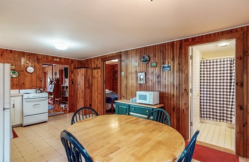 Raymond Cottage | Lakefront cabin with private dock, 2 kayaks & panoramic views