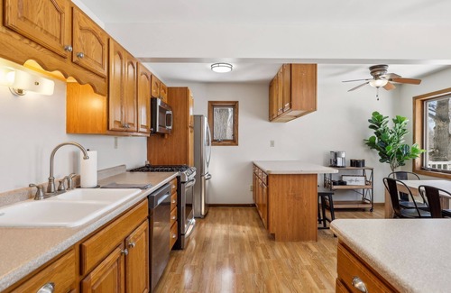 Ramsey County House | Lakefront Getaway: Sauna, Hot Tub, Firepit & More! 3 Bedroom Home by RedAwning