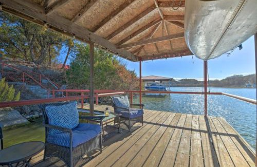 Granbury House | Lakefront Getaway with Boat Dock, Canoe, Grill!