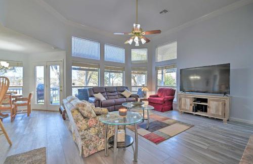 Granbury House | Lakefront Getaway with Boat Dock, Canoe, Grill!