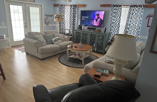 Cobb House | Lakefront Home with Huge Dock for Fishing/located close to Booger Bottom Cafe