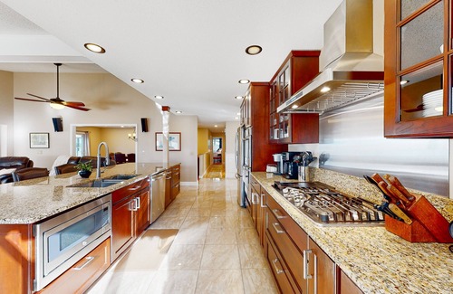 Colchester House | Lakefront home with pool, beach access, central AC, washer/dryer, & fireplace