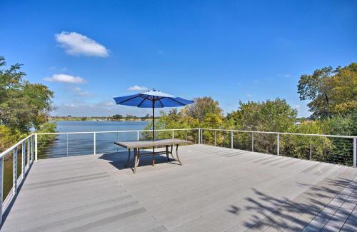 Granbury House | Lakefront Living Private Dock, Deck, and Game Room!