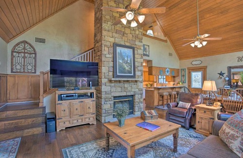 Granbury House | Lakefront Living Private Dock, Deck, and Game Room!