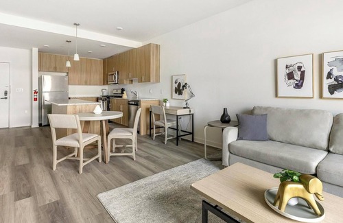 Carteret Apartment | Landing | Spectacular 1BD, Rooftop Lounge