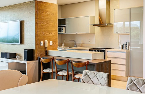 Santinho Apartment | Large balcony with BBQ Grill and Sea View #CSA01