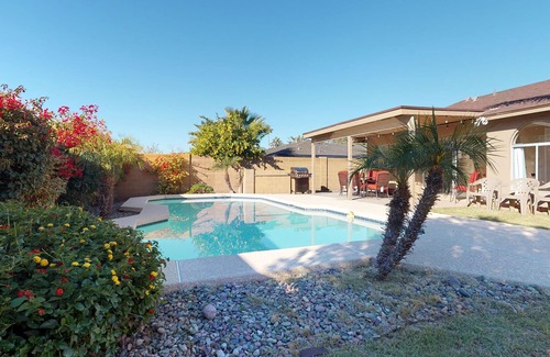La Paz At Desert Springs House | Large family home with private pool, furnished covered patio