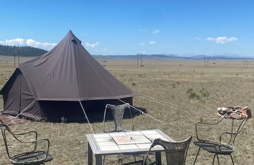 Hartsel RV Rental | Large Yurt Tent w Views, Firepit & Easy Access To Reservoir
