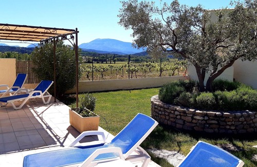 Roaix House | Le Clos des Pins, vue Mont Ventoux