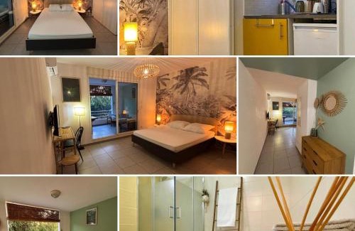 La Saline Les Bains Apartment | Le Corail - plages - parking - clim - wifi