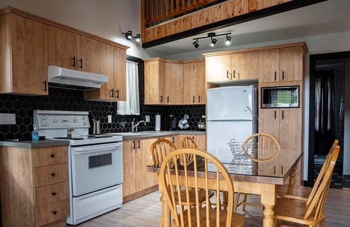 Saint-Simeon Ski Chalet | Le Dravas is located in Charlevoix with its majestic