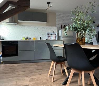 Saint-Omer Apartment | Le Grenier Chic - T3 duplex - Parking privatif