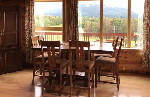 Lazy Mountain Cabin | Legacy Mountain Lodge sits on a private 40 acre field with Mountains views.