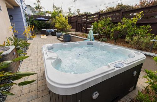 Leucadia House | Leucadia Oasis with Spa, EV, Fire Pit, AC, Walk to Beach