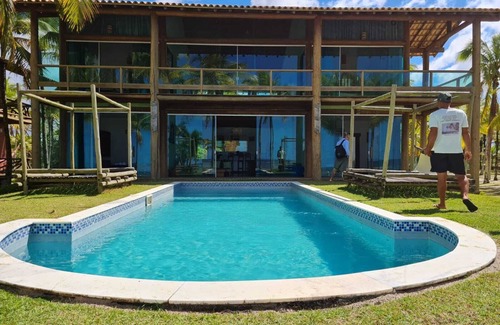 Igrapiuna House | Linda Casa de Praia na Exuberante Ilha do Contrato em Frente a Barra Grande BA