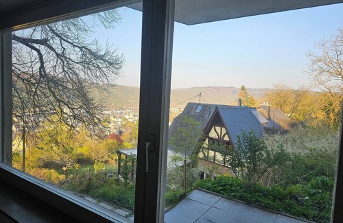 Boppard Apartment | Little Rhine View Château (Harry): with terrance, river view, mountain view.