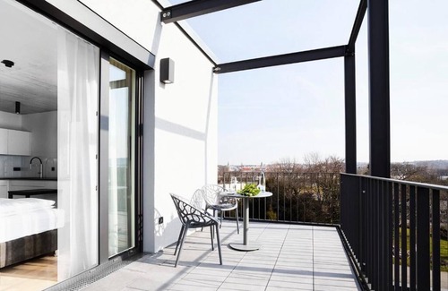 Berg Apartment | Livisit Bergapartment 44 - Doppelbettzimmer 36 qm - mit Großer Süd-dachterrasse