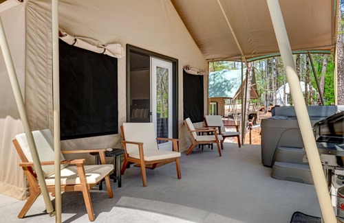 Mid America Apartment | Loblolly Pine Luxury Glamping Tent Suite at Starlight Haven Resort