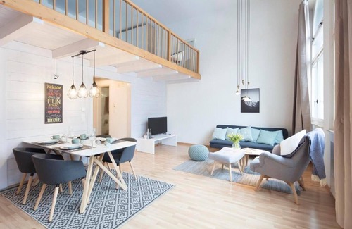 Central Interlaken Apartment | Loft Apartment "Henrik" Höhenmatte