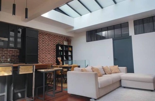 Combat Apartment | Loft Paris Centre Face au Parc des Buttes Chaumont
