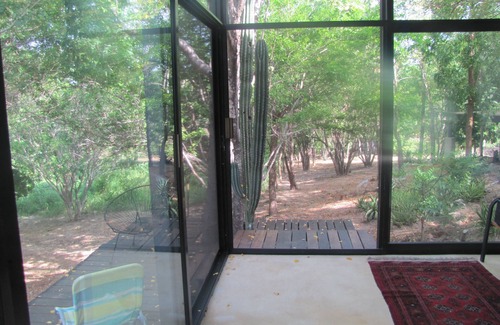 Salchi House | Loft, Queen and single bed, kitchen-dining room-outside terrace