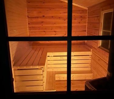 Ryd House | Log Cabin with hot-tub & Sauna, secluded location
