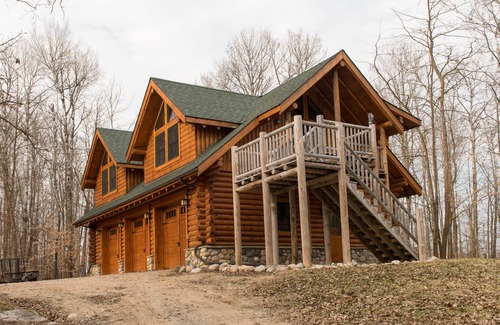 Waubun Cabin | Log Carriage House Near Juggler Lake ~ Secluded and very private getaway