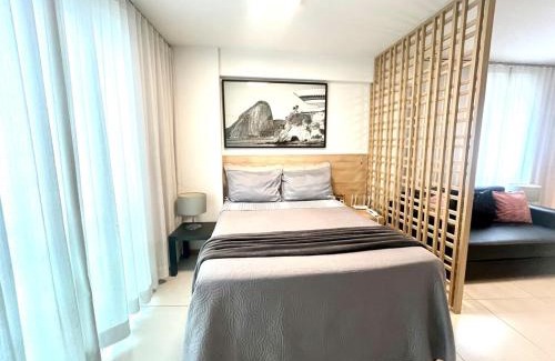 Icarai Apartment | London Icaraí Vista Lateral para o Cristo wifi veloz