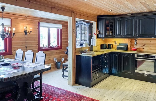 Bjorli House | Look forward to this comfortable vacation home with outdoor jacuzzi and sauna.