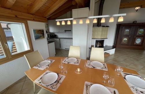 Amden Apartment | Lovely apartment for 5 people with WIFI, TV, terrace, pets allowed and panoramic view
