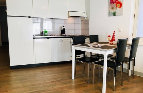 Saas-Balen Apartment | Lovely apartment for 4 people with WIFI, TV, balcony and pets allowed