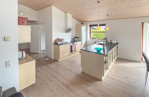 Sunds House | Lovely home in Sunds with house sea view