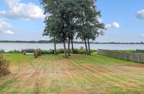 Sunds House | Lovely home in Sunds with house sea view