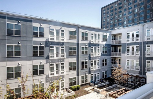 Assembly Square Apartment | Lovely Somerville 1BR w/W/D, Gym & Roof, nr Assembly T, by Blueground