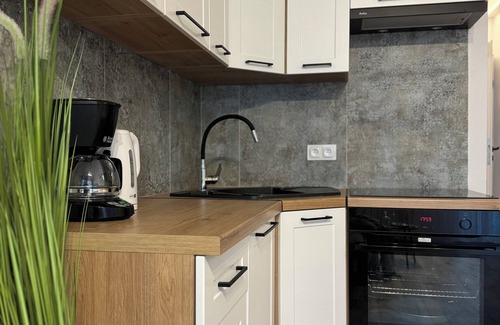 Lebork Apartment | Lovingly furnished vacation apartment with balcony in a central location by the park