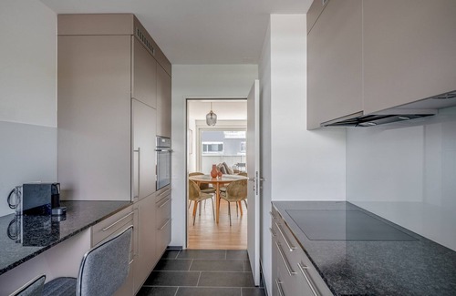 Altstetten Apartment | Luxe Altstetten 1BR w/Storage Area & W/D, nr Shops, by Blueground