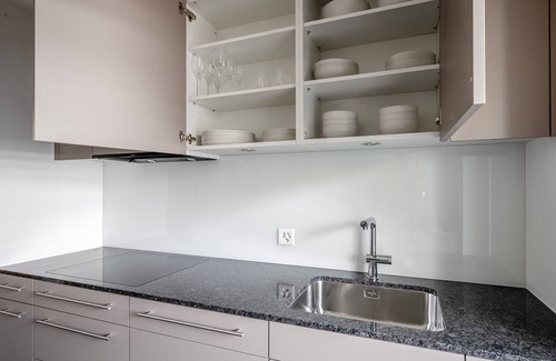 Altstetten Apartment | Luxe Altstetten 1BR w/Storage Area & W/D, nr Shops, by Blueground