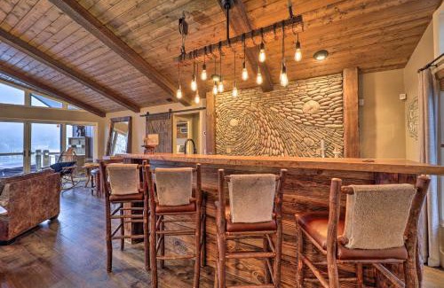 Beech Mountain House | Luxe Beech Mtn Cabin with Hot Tub 2 Mi to Skiing!
