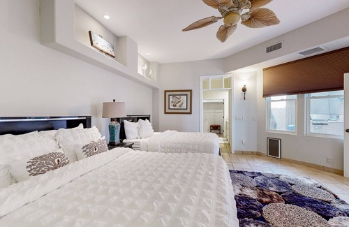 Desert View House | Luxurious dog-friendly home with amazing pool, pool spa, & mountain views