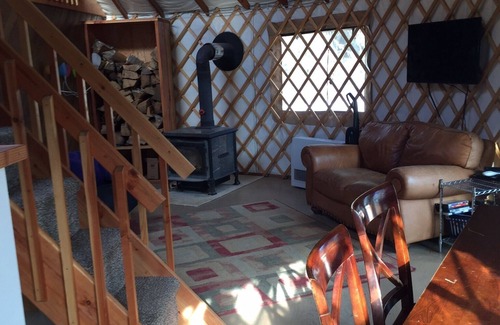 Haines House | Luxurious Yurt with 3 bedrooms with stunning views and whirlpool