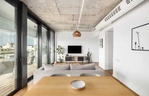 Ramat Gan Apartment | Luxury 1BR 55 Sqm Apt Balcony Free Parking