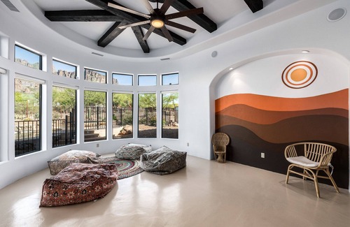 Apache Junction House | Luxury Desert Retreat Home in the Superstition Mountains with Heated Pool & Spa